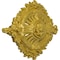 Ekena Millwork Antonio Ceiling Medallion, Hand-Painted Rich Gold, 35 7/8"W x 22 1/2"H x 4 3/8"P CM35X22ANRGS - alternate 4